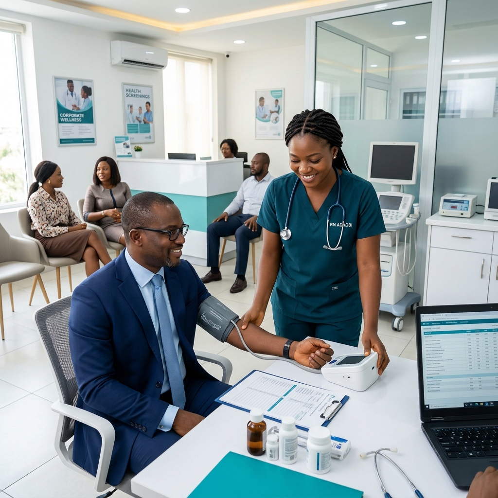 Nigerian corporate professionals health checkup